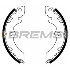 GF0900 BREMSI Комплект тормозных колодок