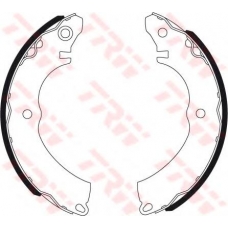 GS7358 TRW Комплект тормозных колодок