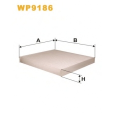 WP9186 WIX Фильтр, воздух во внутренном пространстве