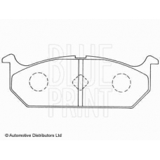 ADK84202 BLUE PRINT Комплект тормозных колодок, дисковый тормоз