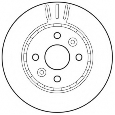 562787BC BENDIX Тормозной диск