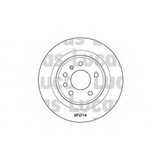 DF2714 TRW Тормозной диск