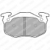 LP836 DELPHI Комплект тормозных колодок, дисковый тормоз