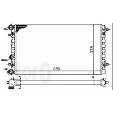 053-017-0066 LORO Радиатор, охлаждение двигателя