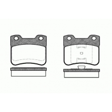 2247.10 ROADHOUSE Комплект тормозных колодок, дисковый тормоз