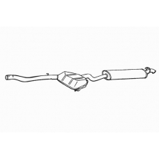 610223 FONOS Глушитель выхлопных газов конечный