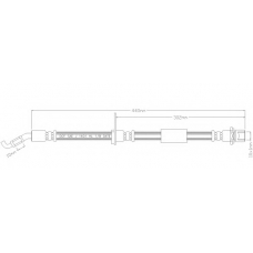 3342 REMKAFLEX Тормозной шланг