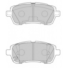 FD7563A NECTO Комплект тормозных колодок, дисковый тормоз