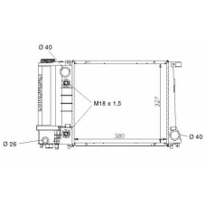 QER1585 QUINTON HAZELL Радиатор, охлаждение двигателя
