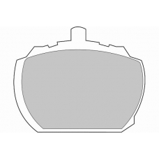 FD571V NECTO Комплект тормозных колодок, дисковый тормоз
