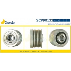 SCP90133.1 SANDO Ременный шкив, генератор