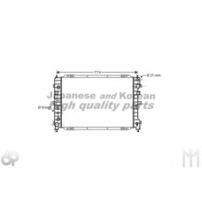 M558-06 ASHUKI Радиатор, охлаждение двигателя