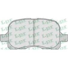 05P768 LPR Комплект тормозных колодок, дисковый тормоз
