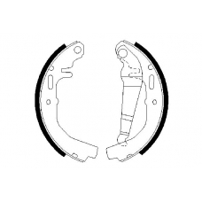 0 986 487 071 BOSCH Комплект тормозных колодок