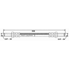 FBH6245 FIRST LINE Тормозной шланг