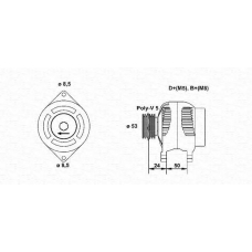 063321776010 MAGNETI MARELLI Генератор