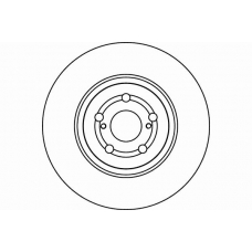 MDC1695 MINTEX Тормозной диск