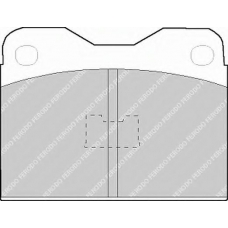 FDB130 FERODO Комплект тормозных колодок, дисковый тормоз