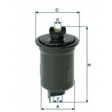 XB202 UNIFLUX FILTERS Топливный фильтр