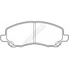 FBP3463 FIRST LINE Комплект тормозных колодок, дисковый тормоз