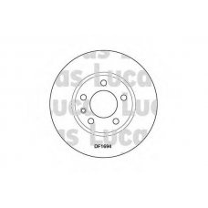 DF1694 TRW Тормозной диск