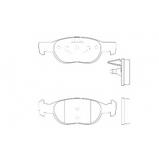 WBP21930A WAGNER LOCKHEED Комплект тормозных колодок, дисковый тормоз