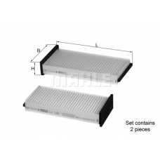 LA 366/S KNECHT Фильтр, воздух во внутренном пространстве