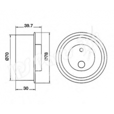 ITB-6H03 IPS Parts Устройство для натяжения ремня, ремень грм