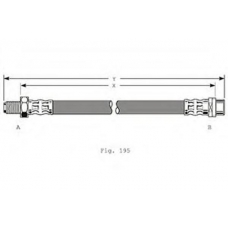PHB353 TRW Тормозной шланг
