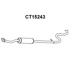 CT15243 VENEPORTE Предглушитель выхлопных газов