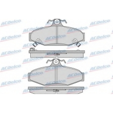 AC894481D AC Delco Комплект тормозных колодок, дисковый тормоз