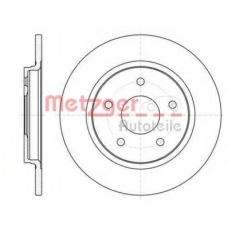 61394.00 METZGER Тормозной диск