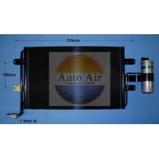 16-9786 AUTO AIR GLOUCESTER Конденсатор, кондиционер