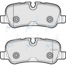 PAD1733 APEC Комплект тормозных колодок, дисковый тормоз