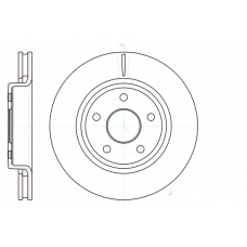 61210.10 REMSA Тормозной диск