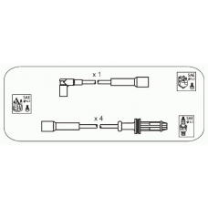 CPS13 JANMOR Комплект проводов зажигания
