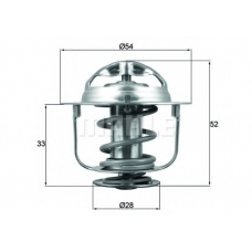 TX 198 88D MAHLE Термостат, охлаждающая жидкость