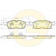 6119462 GIRLING Комплект тормозных колодок, дисковый тормоз