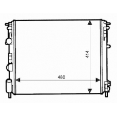 QER1975 QUINTON HAZELL Радиатор, охлаждение двигателя