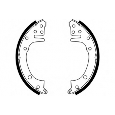 S205 SIMER Комплект тормозных колодок