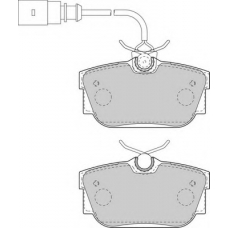DBP241482 DURON Комплект тормозных колодок, дисковый тормоз
