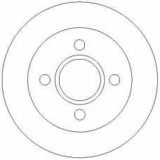 AC2267D AC Delco Тормозной диск