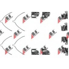 1269Q ABS Комплектующие, колодки дискового тормоза