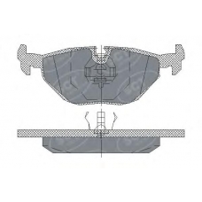 SP 198 SCT Комплект тормозных колодок, дисковый тормоз
