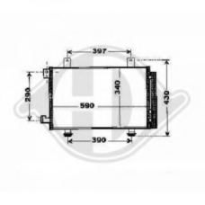 8644580 DIEDERICHS Конденсатор, кондиционер
