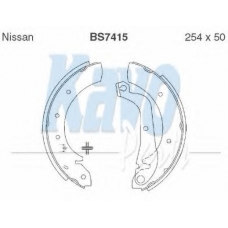 BS-7415 KAVO PARTS Комплект тормозных колодок