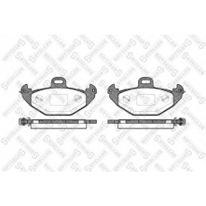697 000B-SX STELLOX Комплект тормозных колодок, дисковый тормоз