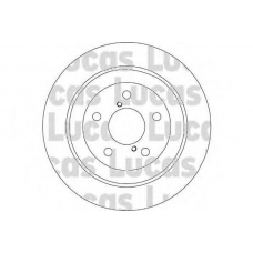 DF4033 TRW Тормозной диск