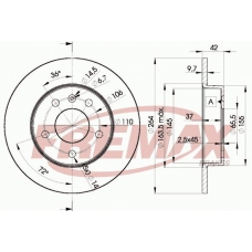 BD-9110 FREMAX Тормозной диск