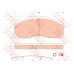 GDB5085 TRW Комплект тормозных колодок, дисковый тормоз